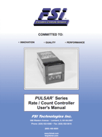 Pulsar Series Manual
