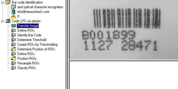 Bar code identification
